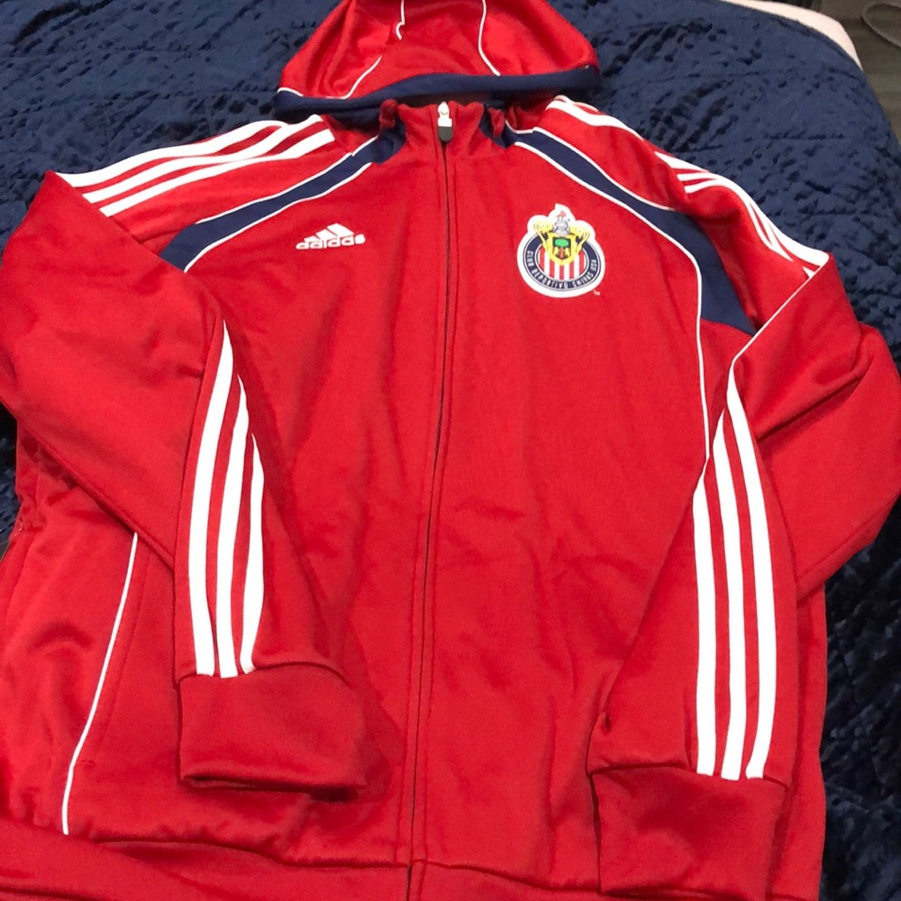 NWT Adidas MLS Travel Hoodie, XL